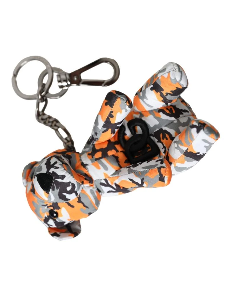 Dolce 
Gabbana Camouflage Animal Silhouette Keychain Men
s Keyring