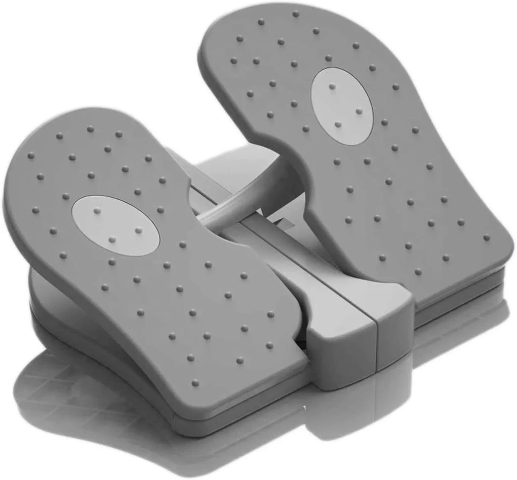 BIOK Mini Foldable Leg Exerciser Portable Foot Pedal Exercise Machine under Desk Stepper Exercising Leg Muscles Physical Therapy Leg Exercise Relieves Varicose Veins at Home Office