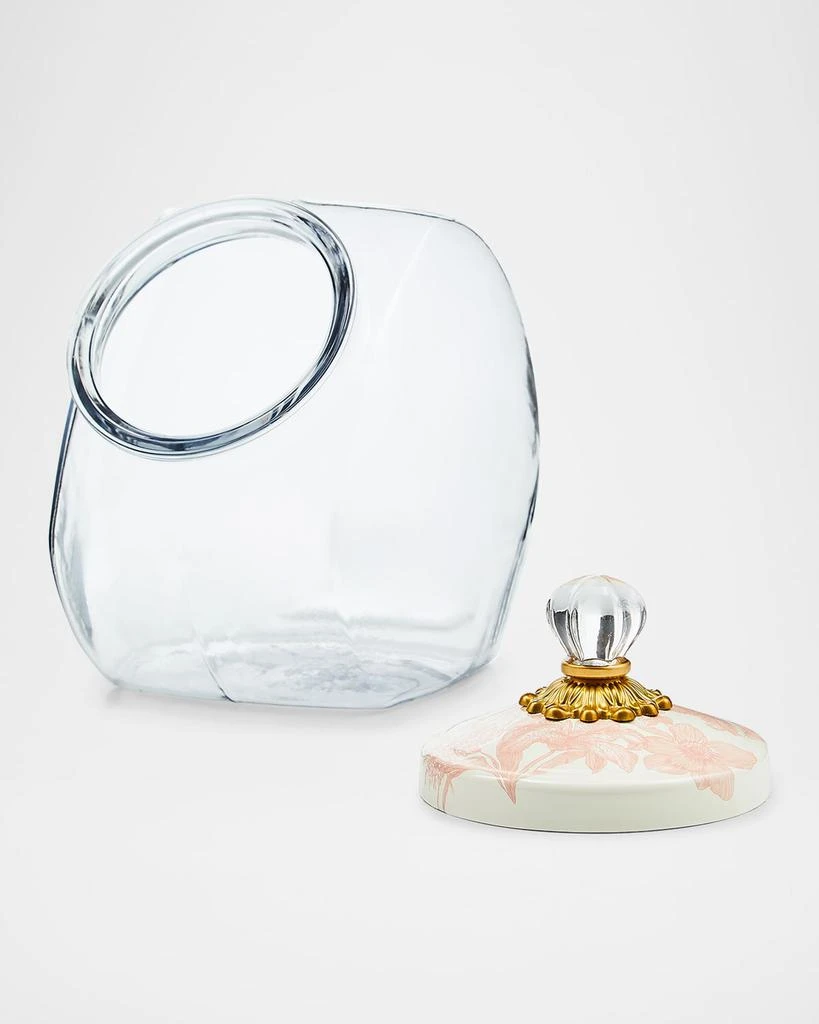 MacKenzie-Childs Cookie Jar with Rosy English Garden Lid 3