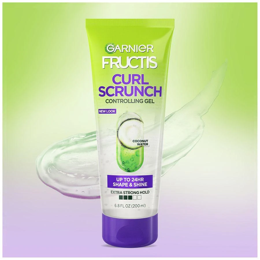 Garnier Fructis Curl Scrunch Controlling Gel with Coconut Water, For Curly Hair 3