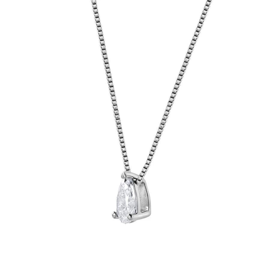 Brilliant Diamond Sterling Silver 0.50 Carat Lab Grown Diamond Pendant Necklace for Women 2
