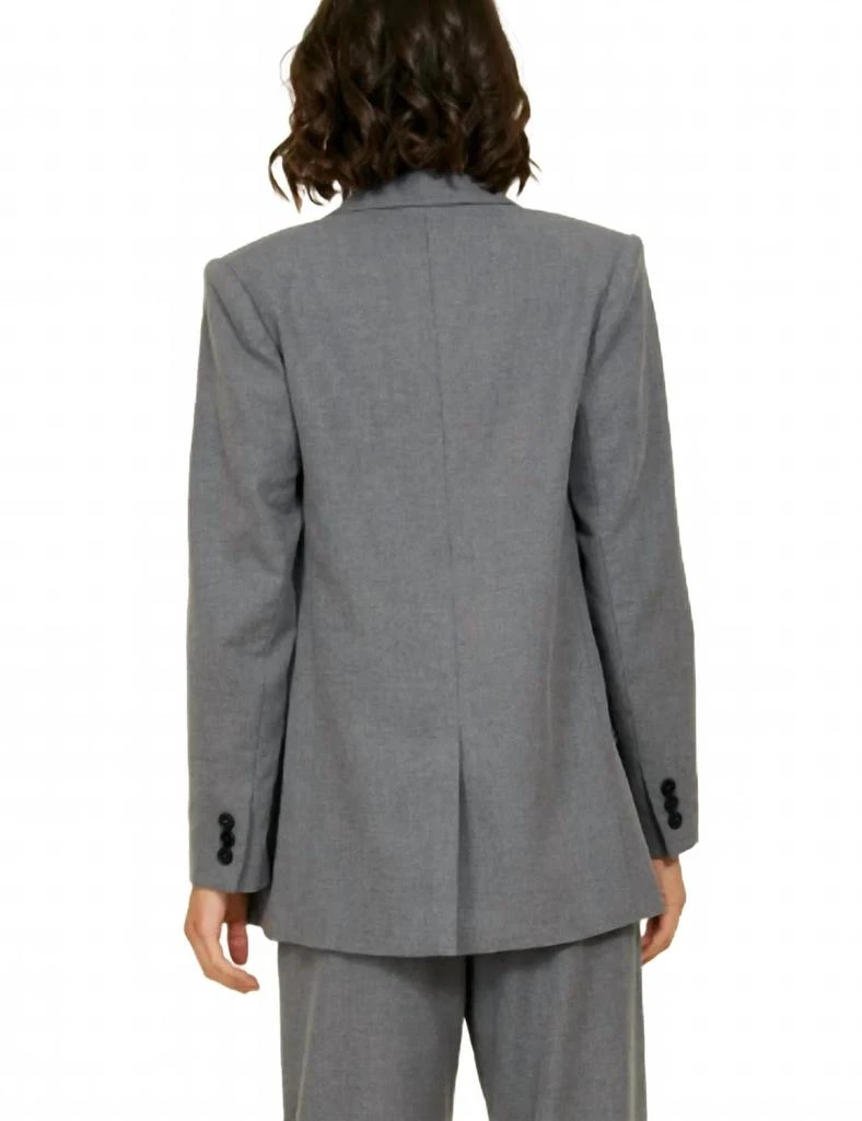 Line & Dot Bobbie Blazer In Grey 2
