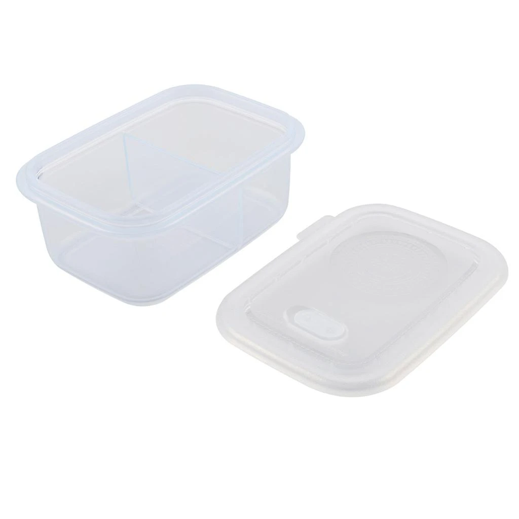 MNML Silicone Food Storage Container with Divider Set of 6 - 700 ml - Clear 3
