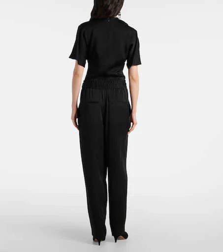 Isabel Marant Kendry satin wide-leg pants 3