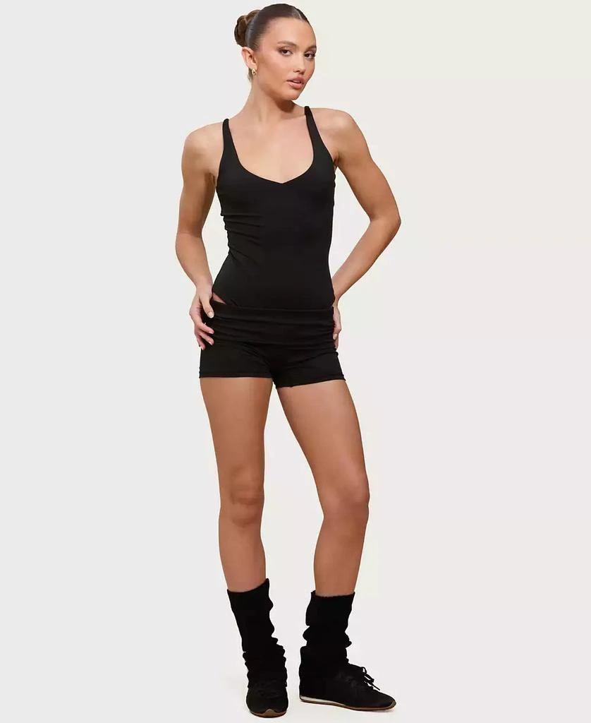 Edikted Women
s Alondra V Neck Bodysuit 3