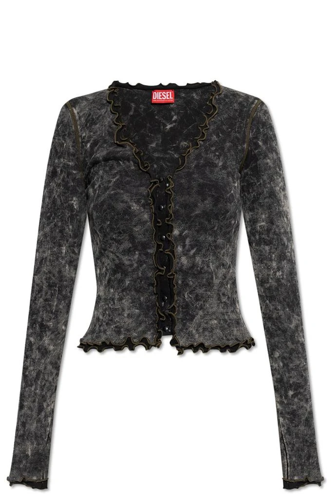 Diesel Diesel T-Flux Marbled Buttoned Top 1
