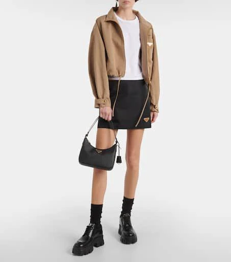 Prada Re-Edition Mini leather shoulder bag 6