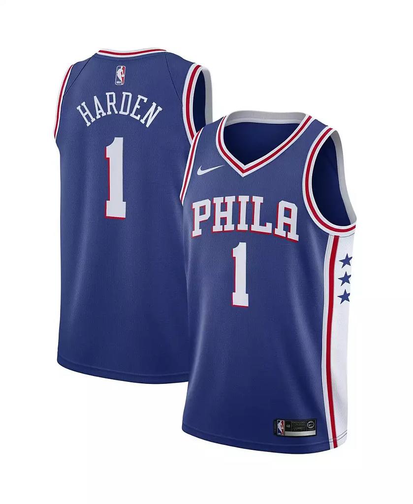 NIKE Men's James Harden Royal Philadelphia 76ers 2021/22 Swingman Jersey - Icon Edition