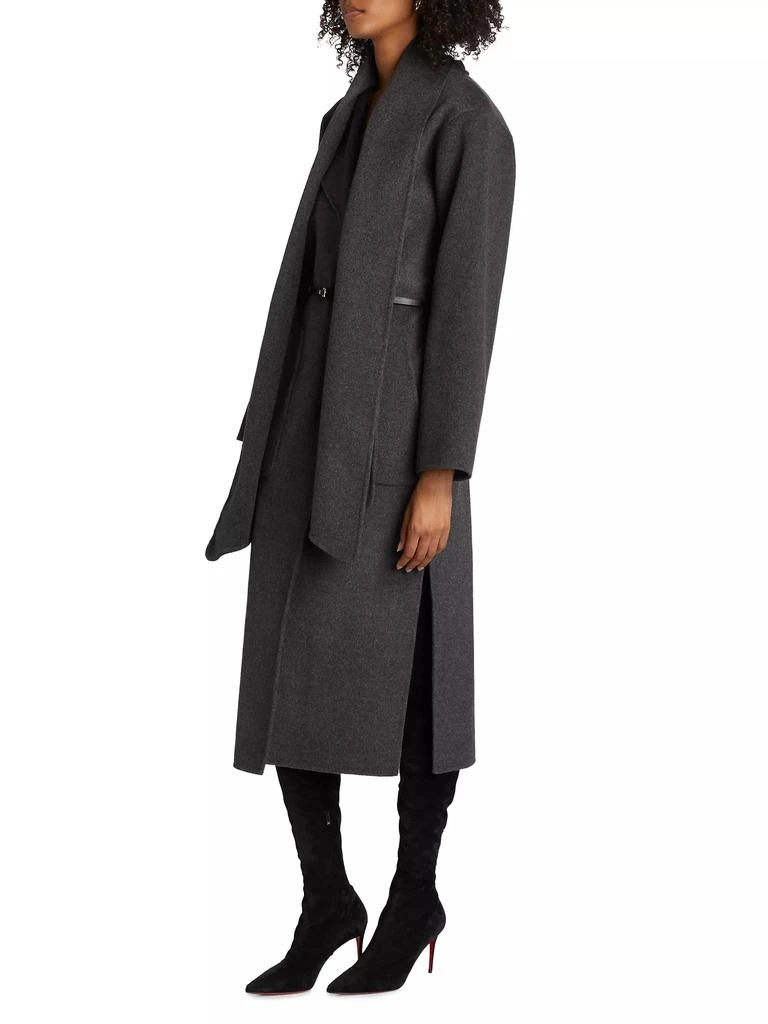 Mercer Collective Victoria Shawl Collar Maxi Wool Coat 4
