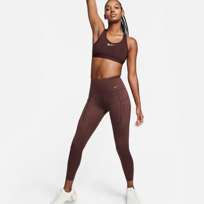 NIKE Women's Nike Go Firm-Support High-Waisted Cropped Leggings 5