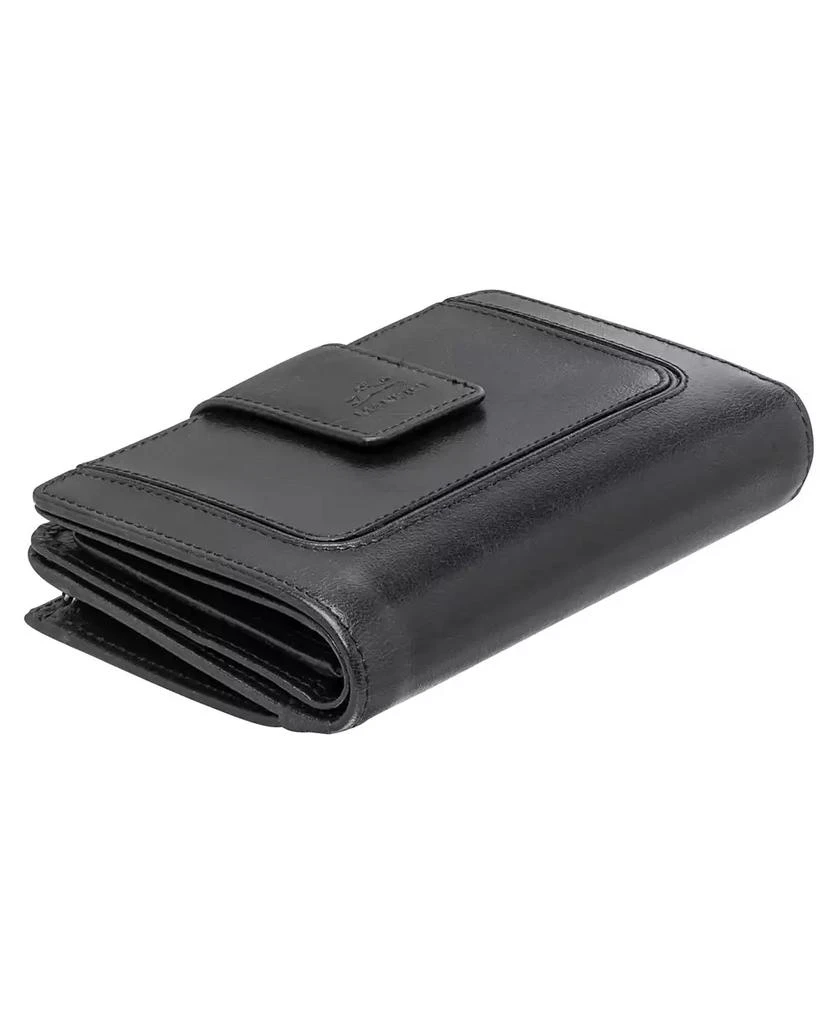 Mancini Leather Goods South Beach RFID Secure Mini Clutch Wallet 6