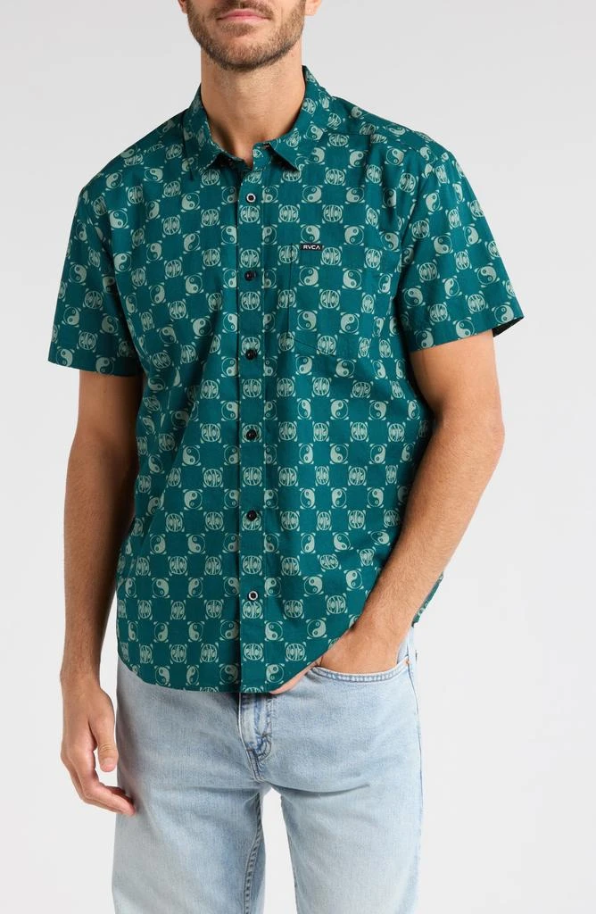 RVCA Kimua Cotton Button-Up Shirt 1