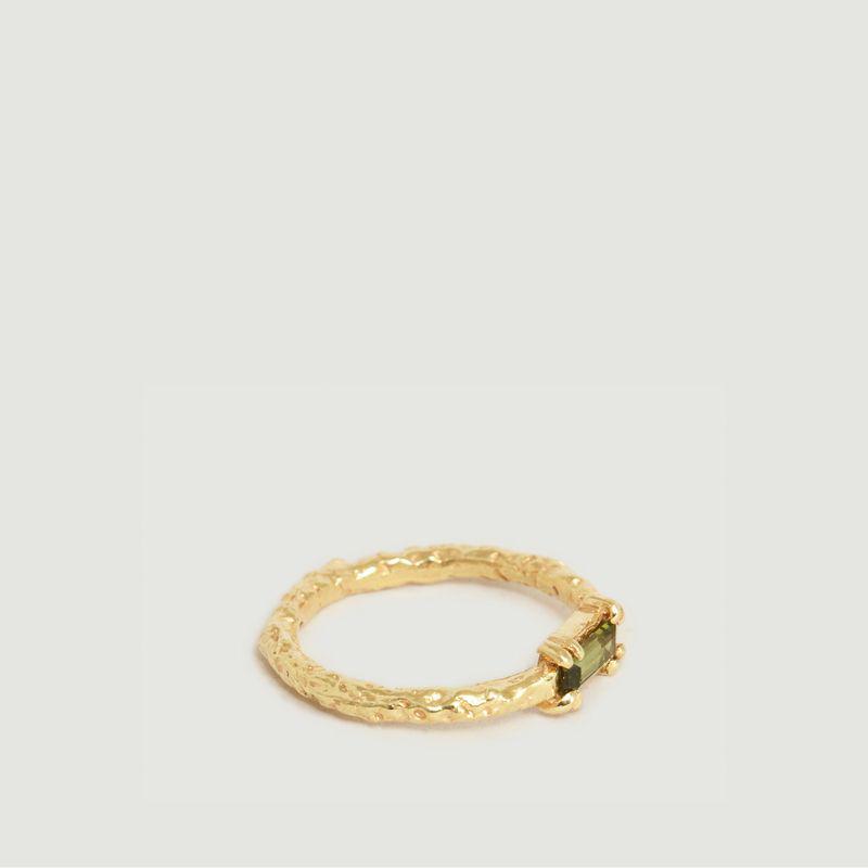 MONSIEUR Marius Tourmaline Ring Silver-gilt MONSIEUR