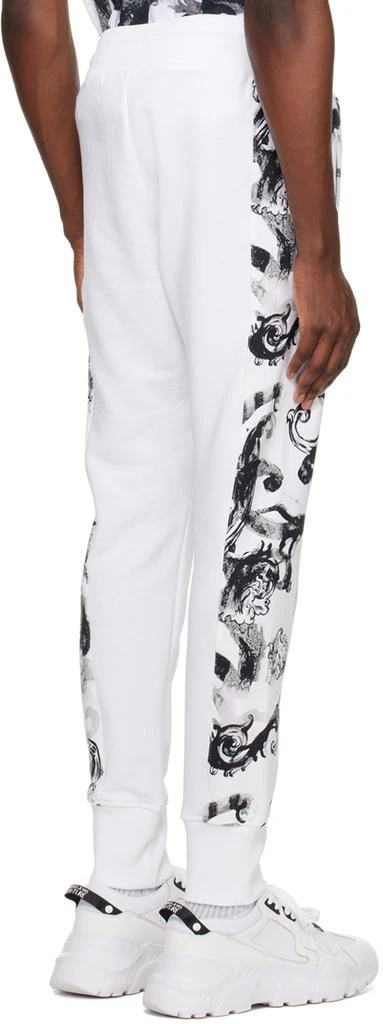 Versace White Watercolour Couture Sweatpants 3