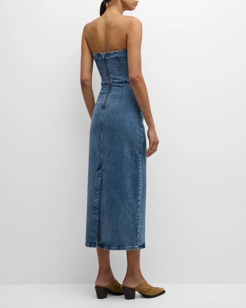 Triarchy Frenchie Strapless Denim Tube Dress 6