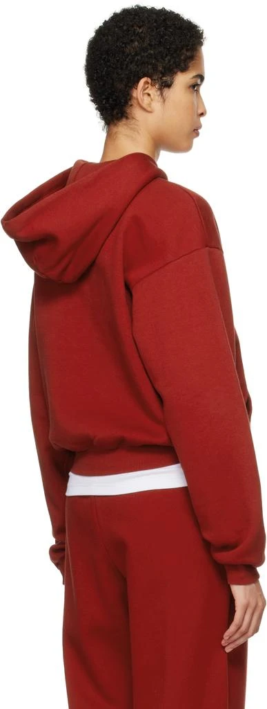 SKIMS Red Cotton Fleece Classic Hoodie 3