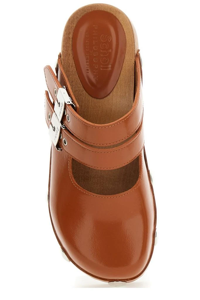PHILOSOPHY di LORENZO SERAFINI Philosophy Di Lorenzo Serafini X Scholl Mary Jane Clog Shoes 4