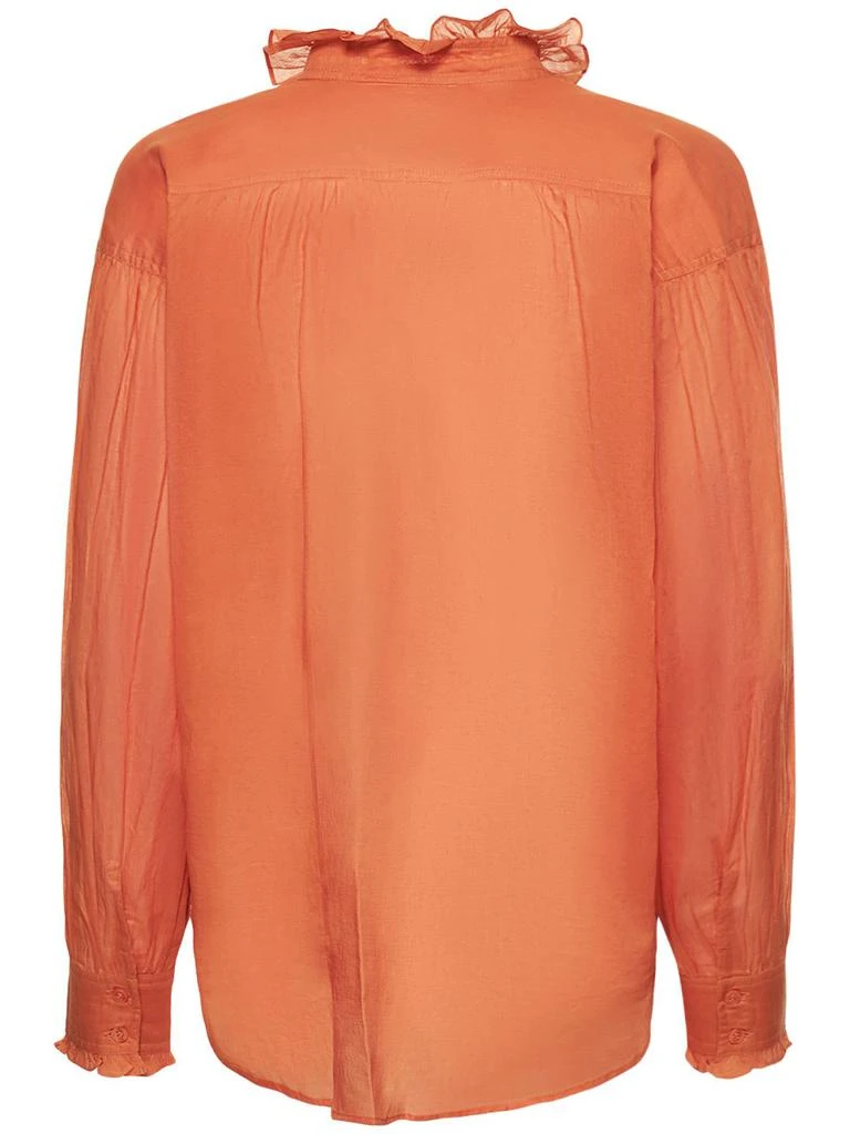 Isabel Marant Étoile Pamias Ruffled Cotton Shirt 4