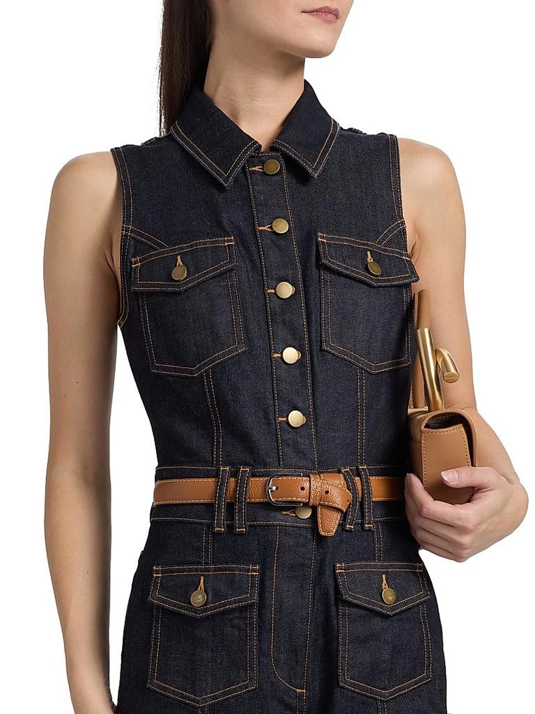 Ramy Brook Stephania Denim Sleeveless Jumpsuit 6