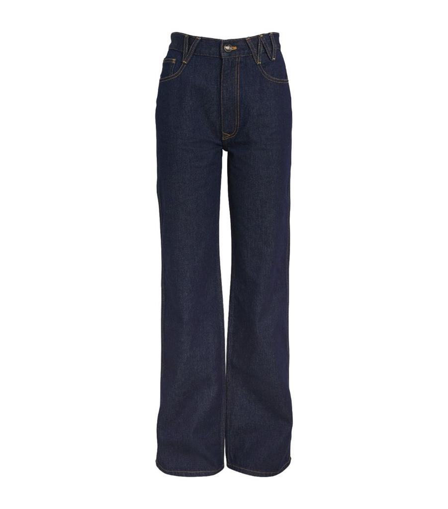 Vivienne Westwood Logo-Pocket Ray Jeans K401-AW24-DARK-BLUE