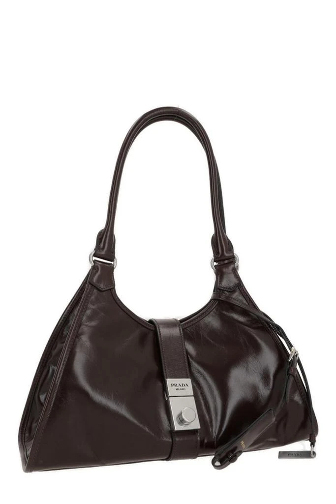 Prada Prada Push-Lock Fastened Medium Tote Bag 3
