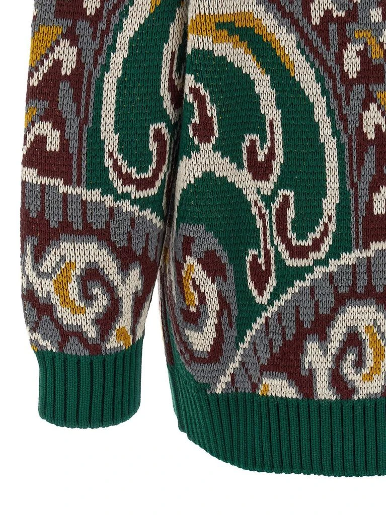 ETRO Etro Jacquard Drop Shoulder Jumper 3