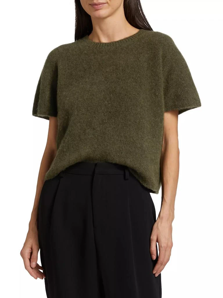 The Elder Statesman Cashmere Knit Short-Sleeve Sweater 3