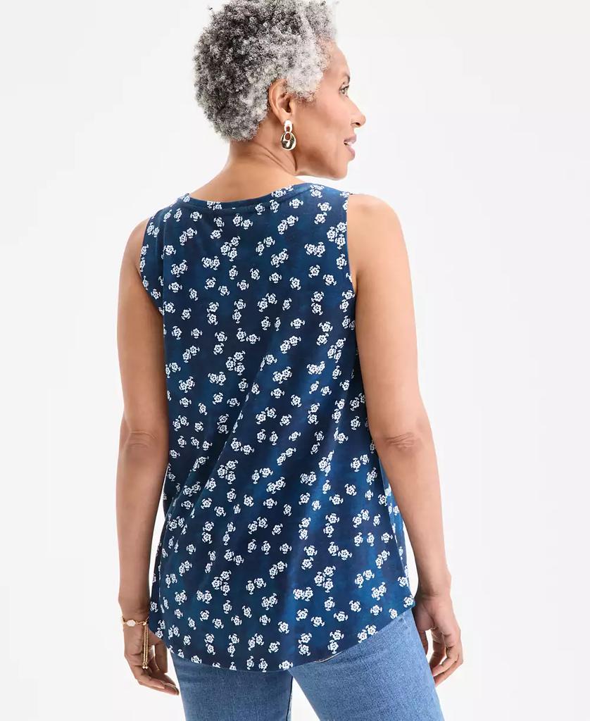 Style & Co Women's Printed V-Neck Tank, Exclusively at Macy's