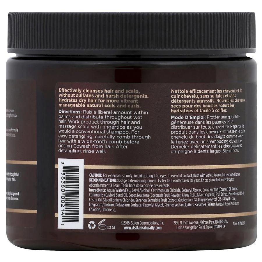 As I Am Coconut CoWash Cleansing Conditioner 3