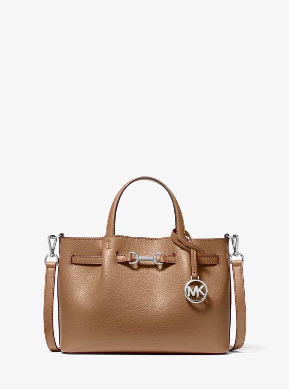 Michael Kors Carson Small Pebbled Leather Satchel
