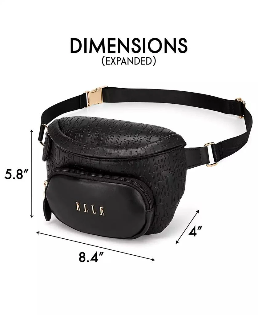 ELLE Wayfarer 1.8 Liters Monogram Sling Bag 3
