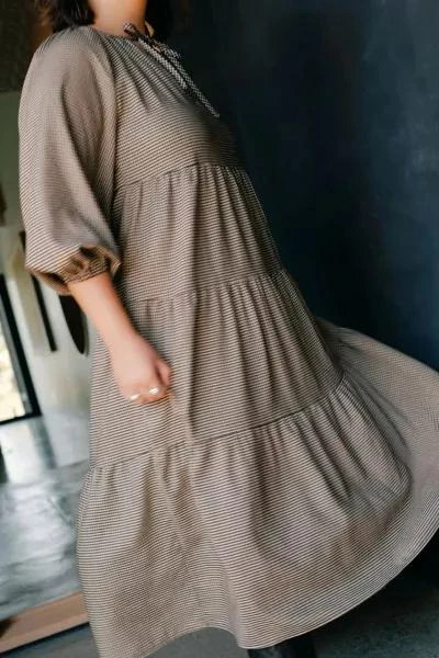 Whimsy and Row Whimsy + Row Mandy Gingham Midi Dress 2