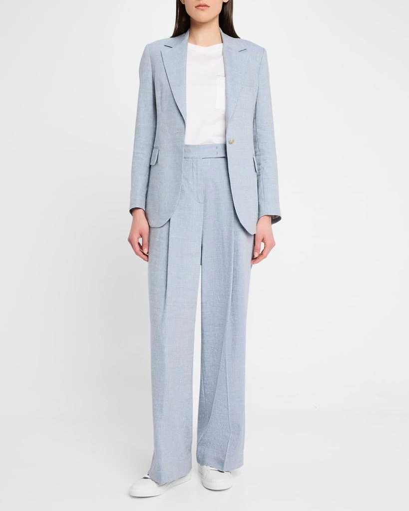 ELEVENTY Pleated Wide-Leg Pants 2