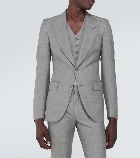 Tom Ford Dyllan wool and silk three-piece suit 4