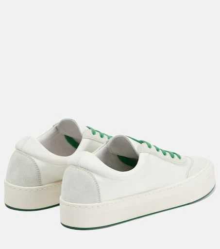 The Row Marley suede-paneled leather sneakers 3