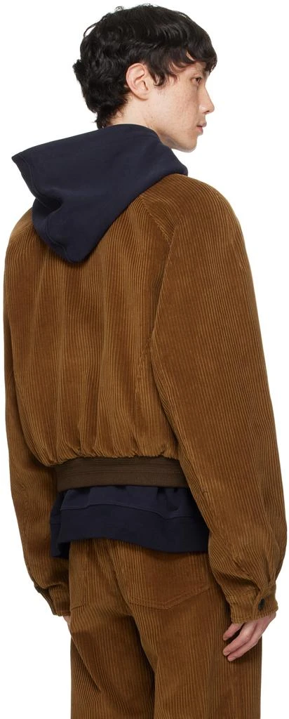 Recto Brown Jack Bomber Jacket 3