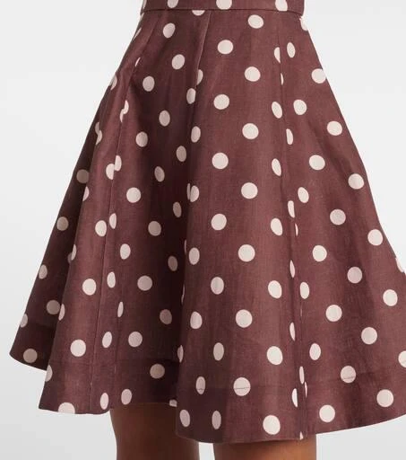 Zimmermann Acacia polka-dot linen minidress 5