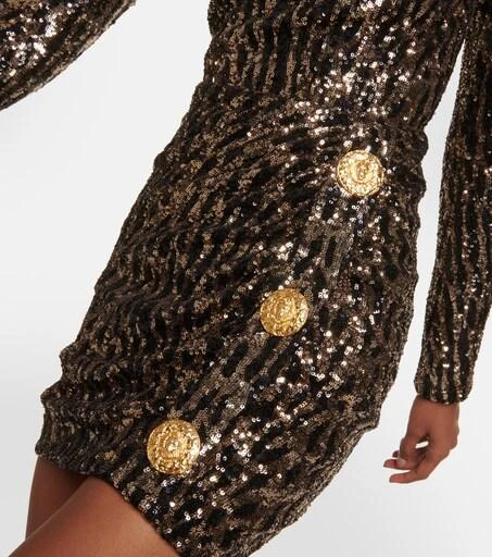 Sequined minidress  On Sale Now with Up to 41% Off | Discover Exclusive  Deals & Savings at BeyondStyle  Authentic Balmain o|clothing|women|e| dresses|designers|minidresses|m|balmain|w|n with Limited-Time Discounts,  Free Shipping, and Price Comparisons to