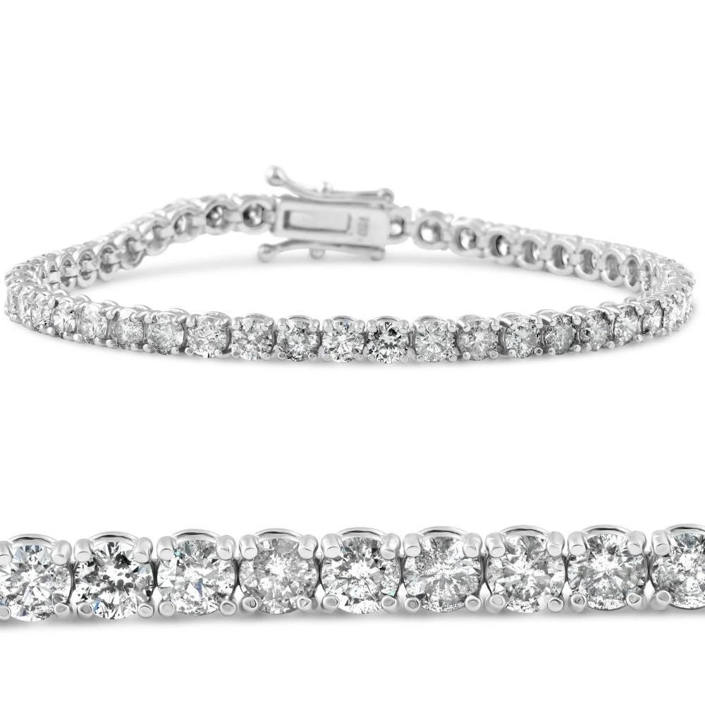 Pompeii3 6ct TDW Diamond Tennis Bracelet 14K White Gold 7 Inches