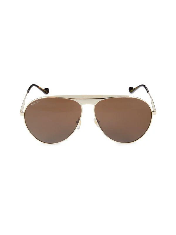 Gucci 65MM Aviator Sunglasses 1