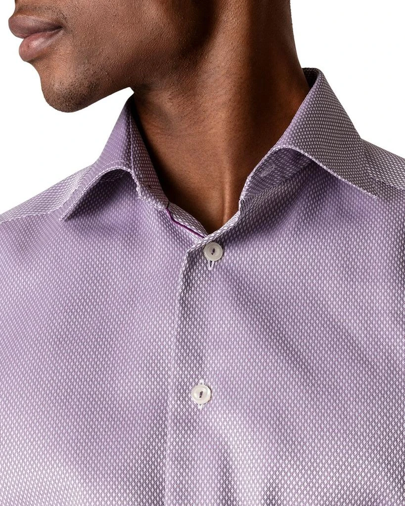 Eton Slim Fit Textured Solid Shirt 4