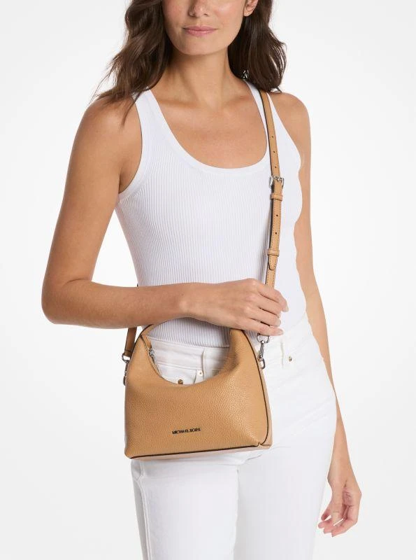 Michael Kors Ember Small Pebbled Leather Messenger Bag 3