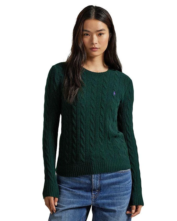 Ralph Lauren Cable Wool Cashmere Crewneck Sweater