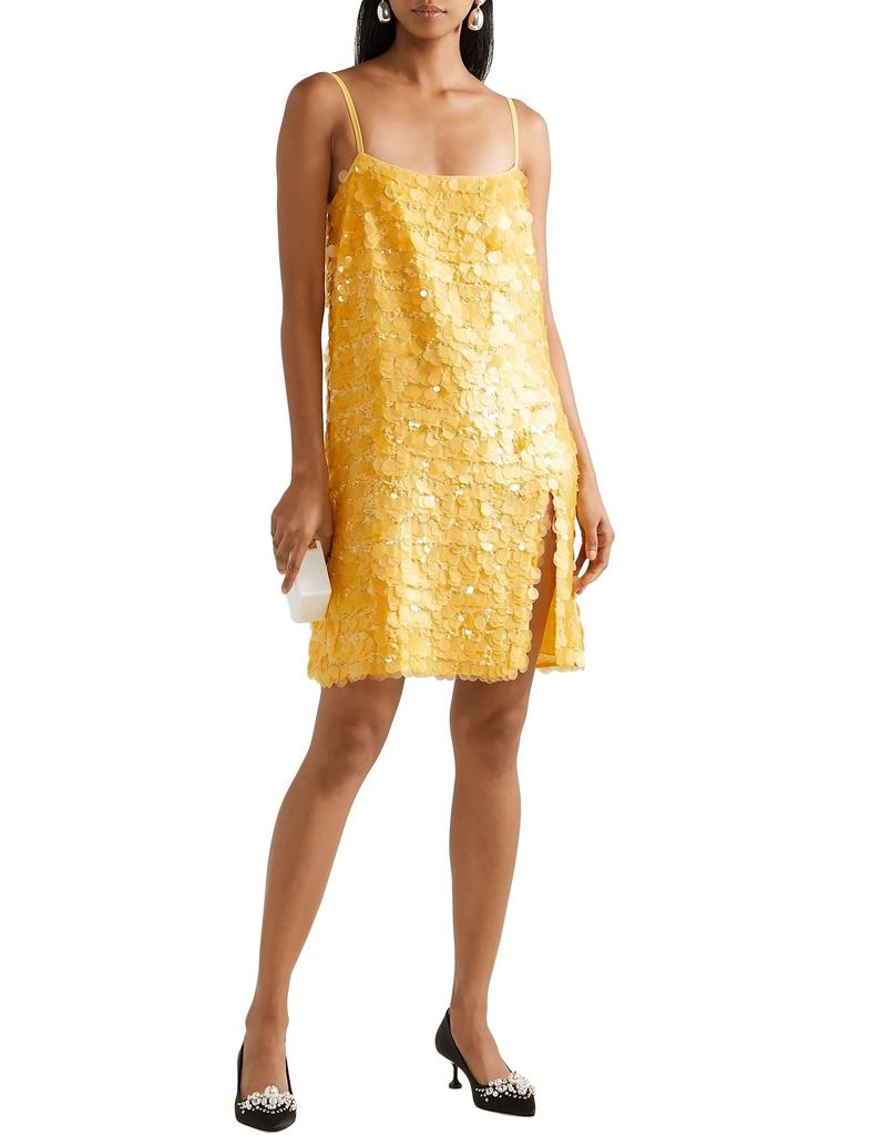 Miu Miu Miu Miu - Short Dresses - Yellow - Woman