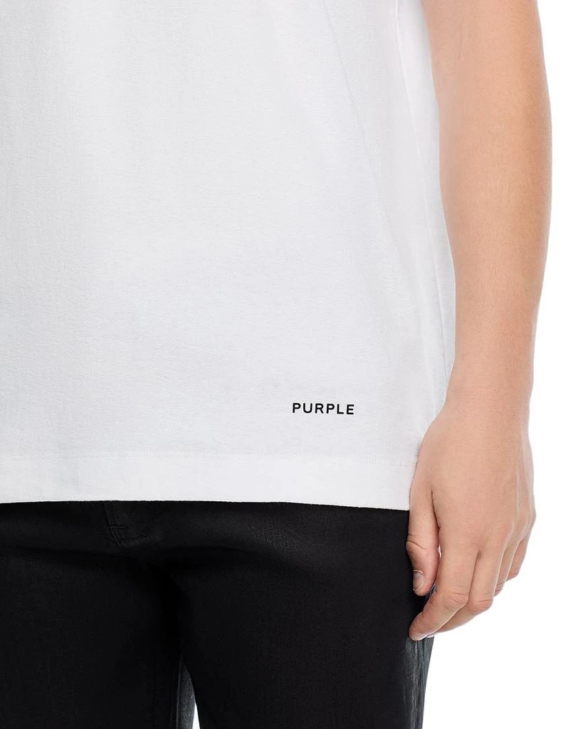 Purple Brand Textured Short Sleeve Tee 4