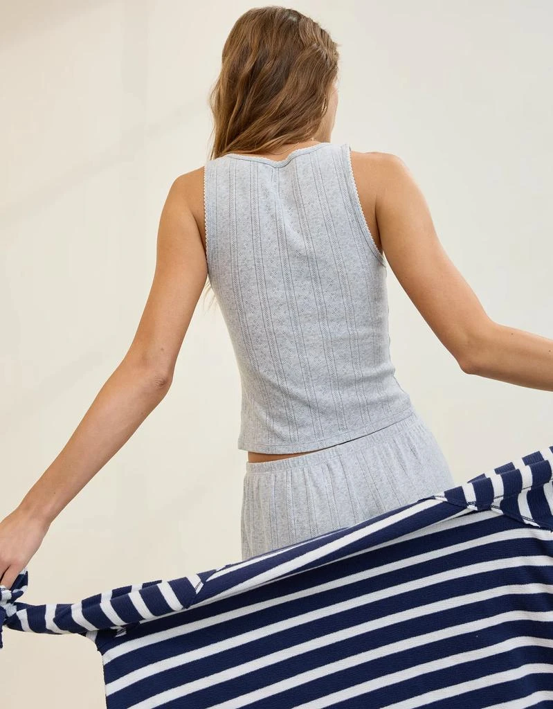 Aerie Aerie Off-Duty Pointelle Tank Top 2
