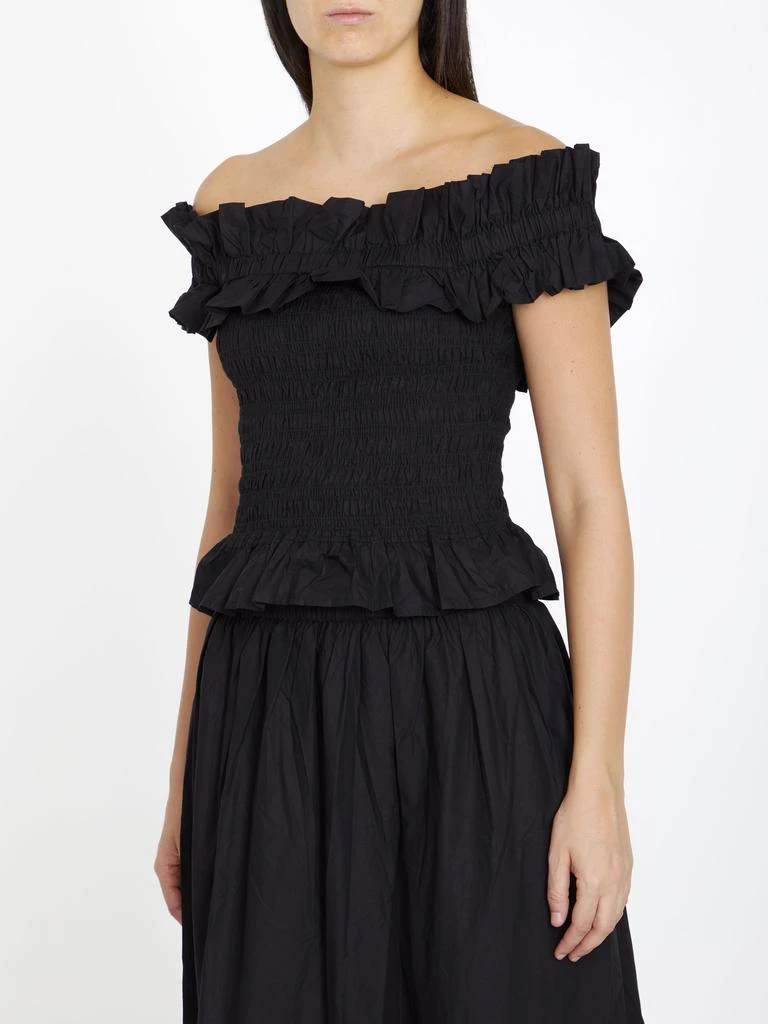 Ganni Off-Shoulder top 4