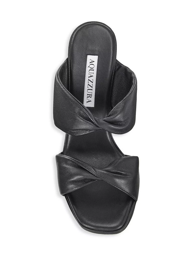 Aquazzura Twist Leather Sandals 5