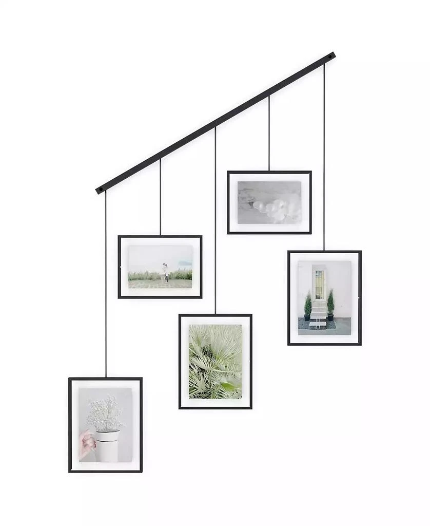 Umbra Exhibit 26" x 27.3" Multi Picture Frame Photo Display, Set of 5 7
