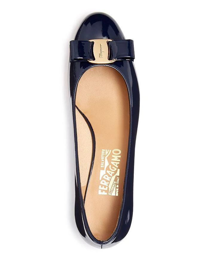 Salvatore Ferragamo Women
s Vara Leather Pumps 3